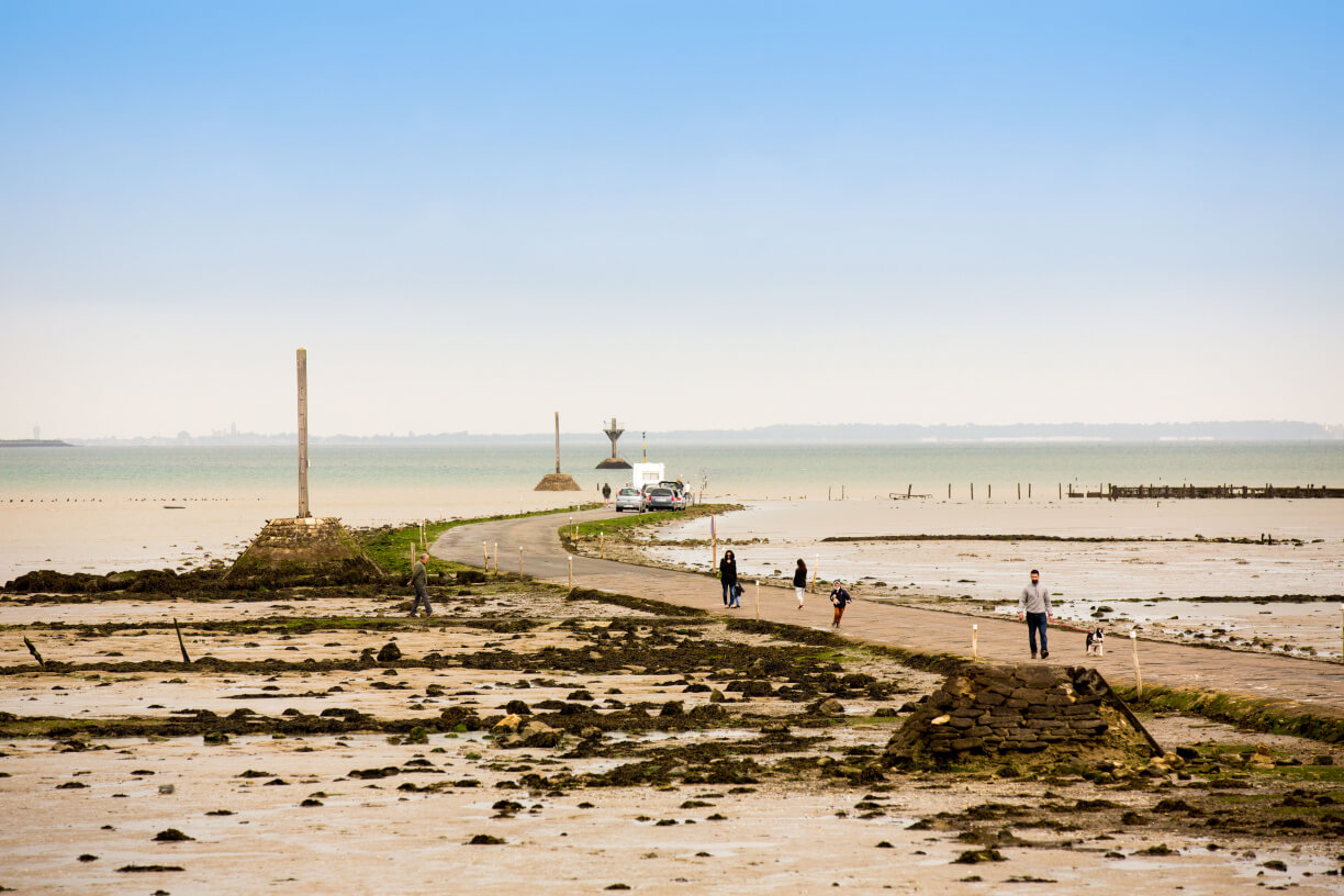 Passage du gois Noirmoutier - A Lamoureux Vendée Expansion Droits Réservés